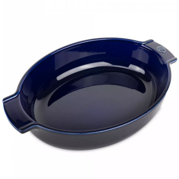 Форма для запекания Peugeot Appolia Plat four c&eacute;ramique ovale bleu profond 60619