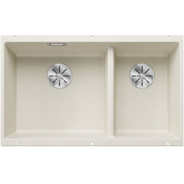 Кухонная мойка Blanco Subline 430/270-U Silgranit InFino Soft White 527167