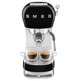 Кофеварка рожковая Smeg Macchina da Caffè Espresso Manuale 50's Style Nero ECF02BLEU