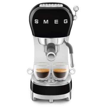 Кофеварка рожковая Smeg Macchina da Caffè Espresso Manuale 50's Style Nero ECF02BLEU