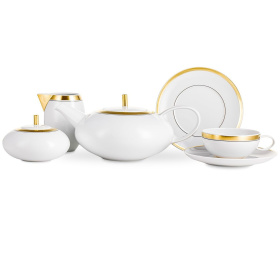 Чайный сервиз Vista Alegre Domo Gold Tea Set 21100870-Tea set-6/21