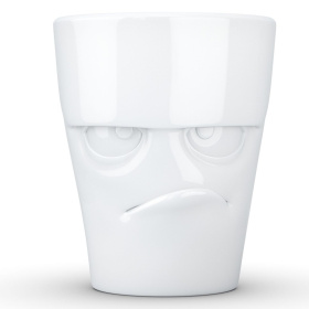 Кружка Tassen Mug with handle Grumpy white 01.81.01