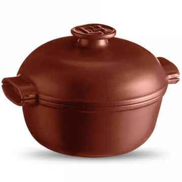 Кастрюля с крышкой Emile Henry Petite Cocotte Delight Sienne EH146620