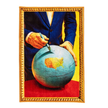 Коврик Seletti Toiletpaper Mat Globe 18194