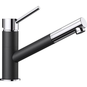Кухонный смеситель Blanco Kano-S Silgranit-Look Dual Finish Anthracite/Chrome 525038