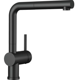 Кухонный смеситель Blanco Linus-S Black Matt 525807