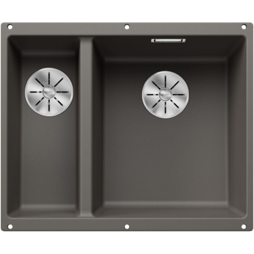 Кухонная мойка Blanco Subline 340/160-U Silgranit InFino Volcano Grey 527346