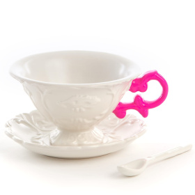 Чайная пара Seletti I-Wares I-Tea Fuchsia 09858/FUC