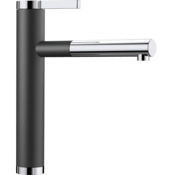 Кухонный смеситель Blanco Linee-S Silgranit-Look Dual Finish Anthracite/Chrome 518438