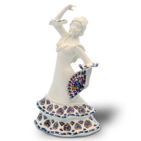 Статуэтка Nadal Sevillana Abanico Mediana Blanca 763046M