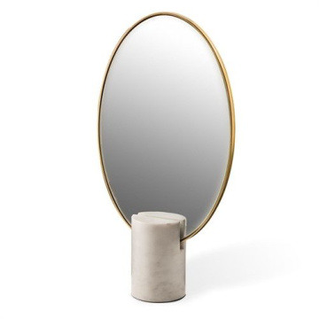 Зеркало Polspotten Oval Mirror with Marble Base 300-300-130