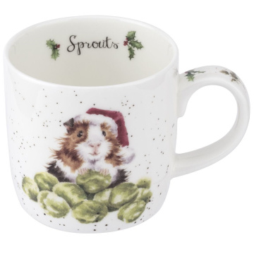 Кружка Royal Worcester Wrendale Designs Sprouts Mug MMQR5629-XT-1