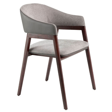 Стул Angel Cerd&aacute; Silla con Tapicer&iacute;a de tela y cuero ecol&oacute;gico 4091 AC-101874