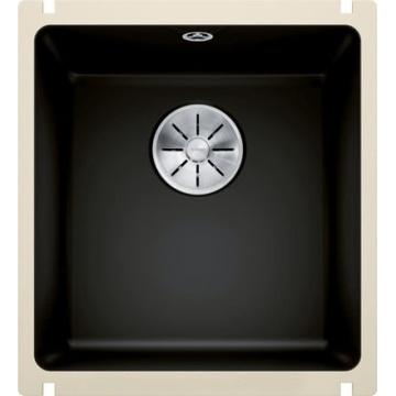 Кухонная мойка Blanco Subline 375-U Ceramic PuraPlus InFino Black 523732