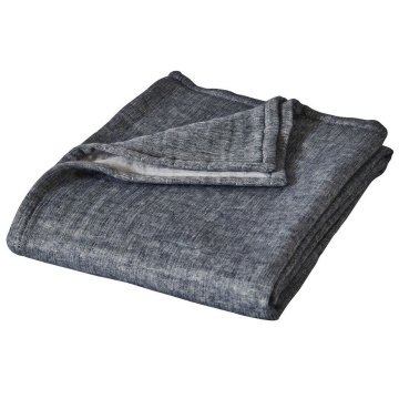 Плед Blanc des Vosges Plaid Alizes Bleu Corinthe ALIZES-BLEU