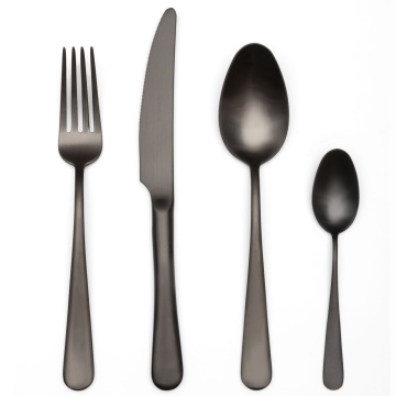 Набор столовых приборов Herdmar Luxor Casual Mate Black PVD Cutlery Set 1640000-mbk