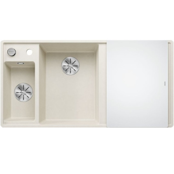 Кухонная мойка Blanco Axia III 6S-F Silgranit InFino Soft White 527048