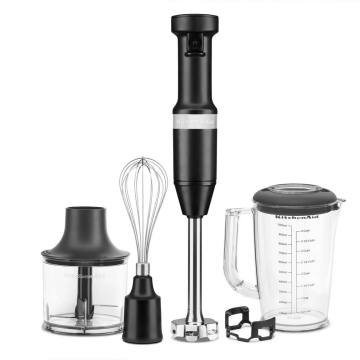 Блендер погружной KitchenAid Variable Speed Corded Hand Blender with Accessories Black Matte KHBV83BM