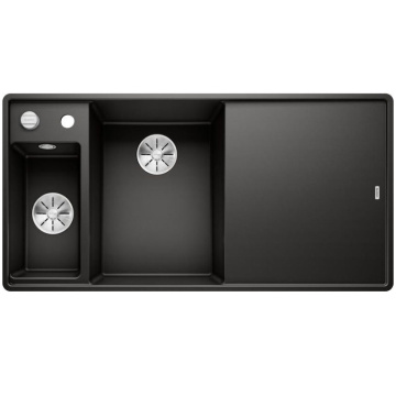 Кухонная мойка Blanco Axia III 6S-F Silgranit InFino Black 525852