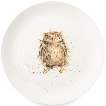 Тарелка десертная Royal Worcester Wrendale Designs Owl Coupe Plate WNKD5658-XB-1