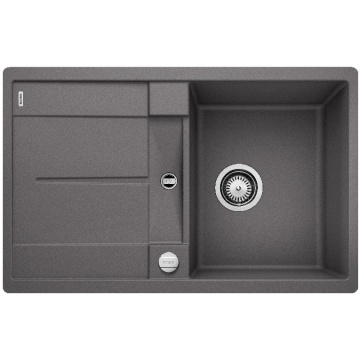 Кухонная мойка Blanco Metra 45S-F Silgranit Rock Grey 519086