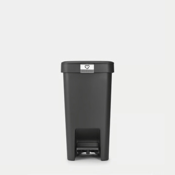 Ведро для мусора Brabantia Pedal Bin StepUp Dark Grey 800344
