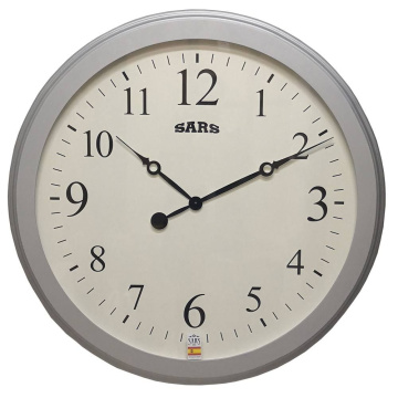 Настенные часы SARS Quartz Wall Clock 0114 Silver