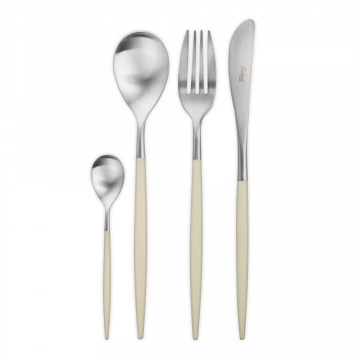 Набор столовых приборов Cutipol Mio Ivory Matte Brushed MI.006.IV