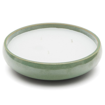 Свеча La Forma Sapira Green Ceramic Round Candle LF-191580