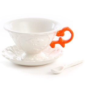Чайная пара Seletti I-Wares I-Tea Orange 09858/ARA