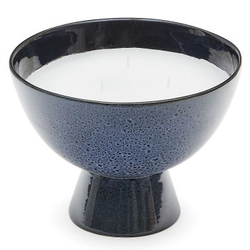 Свеча La Forma Sapira Blue Ceramic Round Candle LF-191578