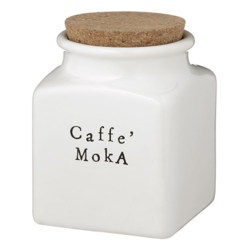 Банка для кофе Nuova Cer Easy Barattolo Caff&egrave; Moka bianco 9064/3-EAW