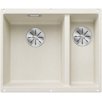 Кухонная мойка Blanco Subline 340/160-U Silgranit InFino Soft White 527162