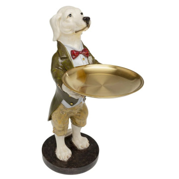 Мелочница KARE Deko Figur Gentleman Dog Tray 56919