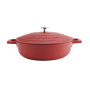 Сотейник KitchenCraft MasterClass Red Shallow Casserole Dish MCMSCRD28RED. фото 2