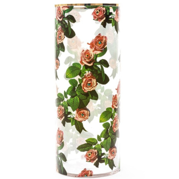 Ваза Seletti Glass Vase Roses Cylindrical Big 14203