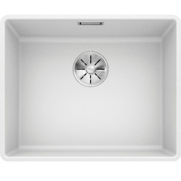 Кухонная мойка Blanco Subline 500-F Silgranit InFino White 523535