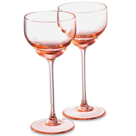 2 бокала для десертного вина Klimchi Shadows Dessert Wine Glass Suede Pink Set 25143/135-72/00