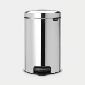 Ведро для мусора Brabantia NewIcon Pedal Bin Brilliant Steel with Metal Inner Bucket 113888