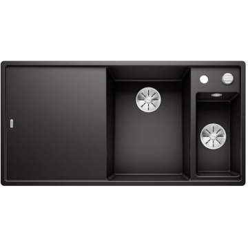 Кухонная мойка Blanco Axia III 6S Silgranit InFino Black 525851