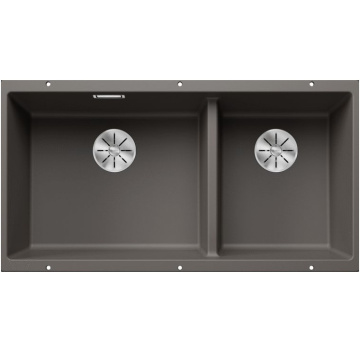 Кухонная мойка Blanco Subline 480/320-U Silgranit InFino Volcano Grey 527351