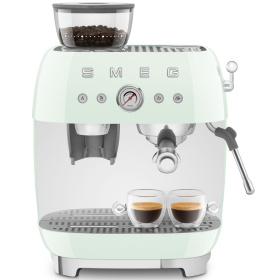 Кофеварка рожковая Smeg Macchina da Caffè Espresso Manuale 50's Style Verde pastello EGF03PGEU