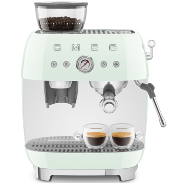 Кофеварка рожковая Smeg Macchina da Caffè Espresso Manuale 50's Style Verde pastello EGF03PGEU
