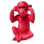 Копилка KARE Spardose Monkey Kikazaru Rot 60793. фото 1