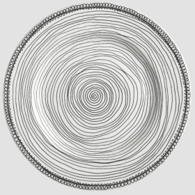 Тарелка десертная Taitù Ferri Piatto Frutta/Dessert 2-51