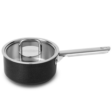 Ковш с крышкой Silampos Comfort Glass Black Saucepan 63212JWR1116