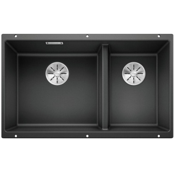 Кухонная мойка Blanco Subline 430/270-U Silgranit InFino Anthracite 523151