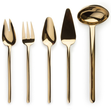 Набор сервировочных предметов Herdmar Stick Fancy Gold PVD Serving Set 1490000-ssg