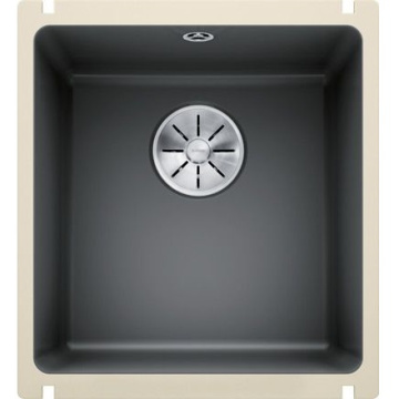 Кухонная мойка Blanco Subline 375-U Ceramic PuraPlus InFino Basalt 523731