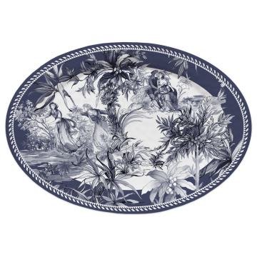 Блюдо овальное Baci Milano Versailles Oval Serving Plate SER1.VER01